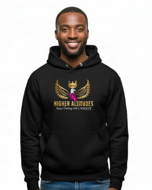 Black | HIGHER ALTITUDES | Hoodie | Unisex