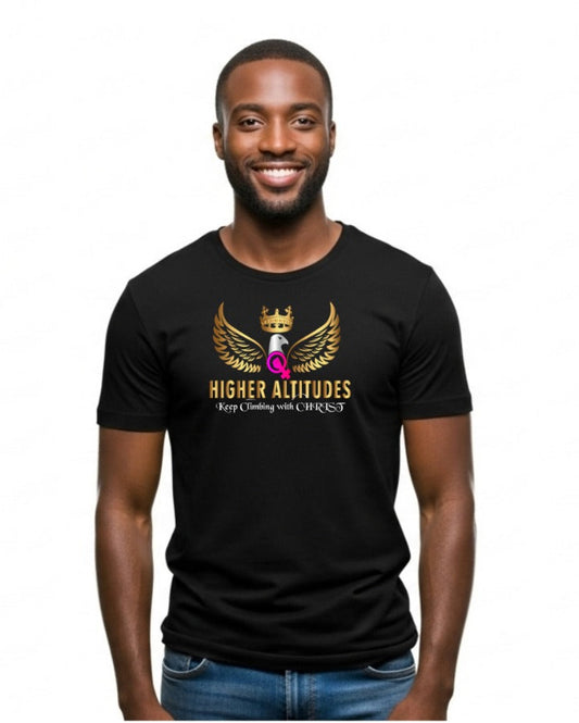 Black | HIGHER ALTITUDES | T-shirt | Unisex